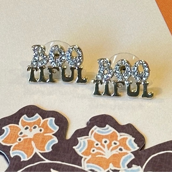 BaubleBar BOO-TIFUL Sparkly Stud Halloween Earrings - Picture 5 of 6